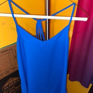 Never worn! Beautiful blue summer Abercrombie top